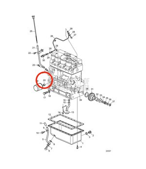 Perno Original Volvo Penta 861825