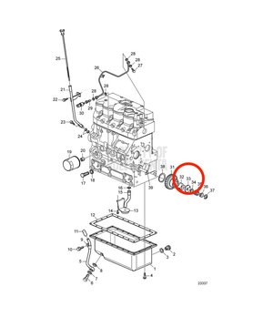 Tapa Original Volvo Penta 861527