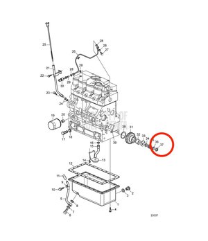 Anillo de Seguridad Original Volvo Penta 861534