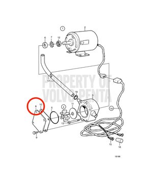 Tapa Original Volvo Penta 844018
