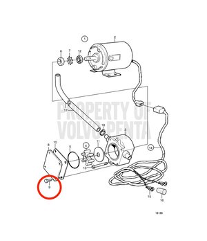 Tornillo Original Volvo Penta 844021