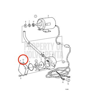 Arandela de Desgaste Original Volvo Penta 844017