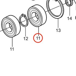 Cojinete Original Volvo Penta 860202