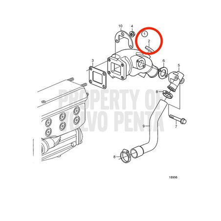 Plugue original Volvo Penta VOP11997805 | D2-55