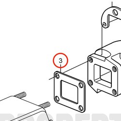 Guarnizione originale Volvo Penta VOP859834 | D2-55