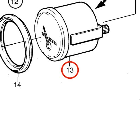 Voltmètre d'origine Volvo Penta VOP873199 | MD2030