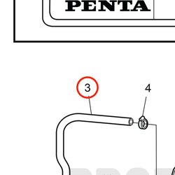 Tubo Original Volvo Penta VOP3580529 | D2-55