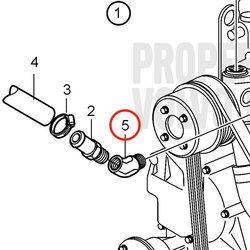 Niple Angular Original Volvo Penta VOP981883 | D2-55