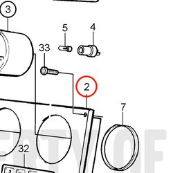 Original Volvo Penta Instrumententafel VOP860182 | MD2010