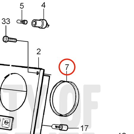 Anel guia original Volvo Penta VOP828803 | MD2030