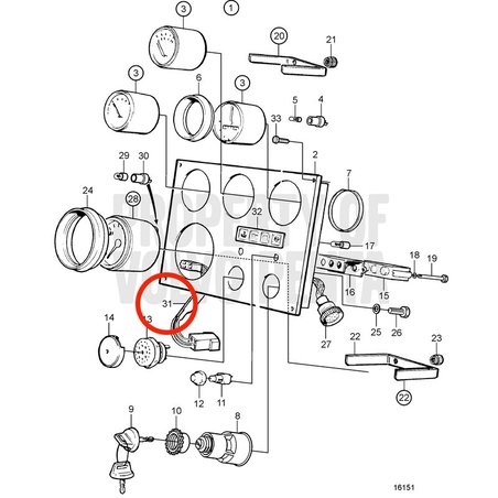 Cavo diodo originale Volvo Penta VOP873567 | D2-75
