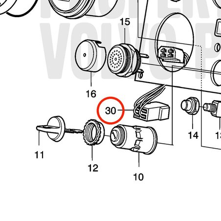 Cavo originale Volvo Penta VOP874096 | MD2010