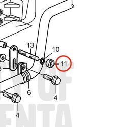 Original Volvo Pentamutter VOP3583789 | D2-75