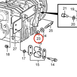 Original Volvo Penta Sechskantmutter VOP940157 | D2-75
