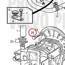 Original Volvo Penta Sechskantschraube VOP940134 | D2-75