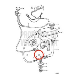 Collegamento per tubo originale Volvo Penta VOP3581441 | MD2030-D