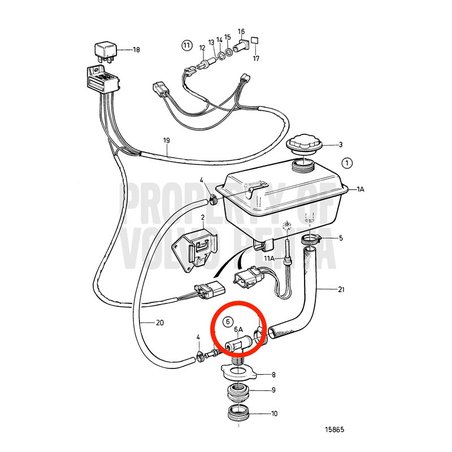 Original Volvo Penta Winkelnippel VOP943516 | D2-75