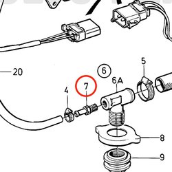 Acoplamiento de Manguera Original Volvo Penta VOP860558 | MD2030