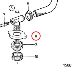 Tapa Original Volvo Penta VOP861740 | D2-75