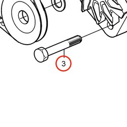 Original Volvo Penta Schraube VOP3583617 | D2-55