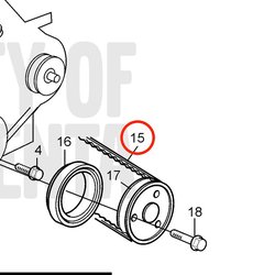 Correa Trapezoidal Original Volvo Penta VOP978710 | MD2010B