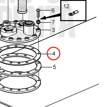 Joint d'origine Volvo Penta VOP859064 | MD2030