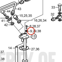 Original Volvo Penta elastische Unterlegscheibe VOP941905 | MD2030