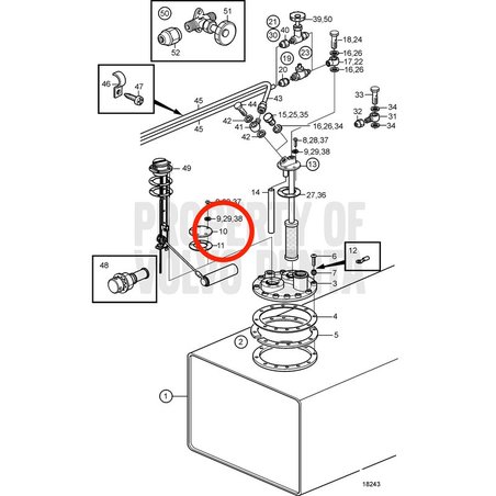Tapa Original Volvo Penta VOP833801 | MD2030