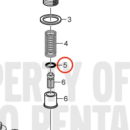 Original Volvo Penta Dichtung VOP3580611 | D2-75