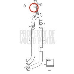 Junta Original Volvo Penta VOP828424 | D2-75