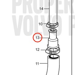 Tubo Original Volvo Penta VOP859987 | D2-55