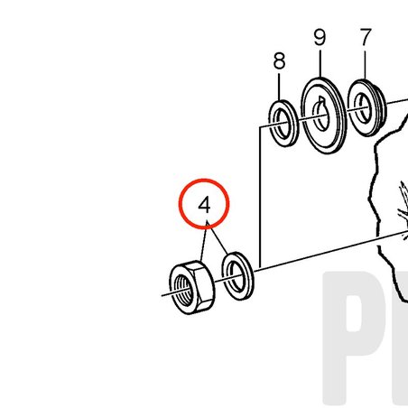Juego de Montaje Original Volvo Penta VOP6212688 | MD2030