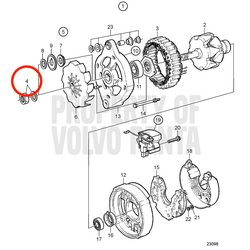 Juego de Montaje Original Volvo Penta VOP6212688 | MD2030