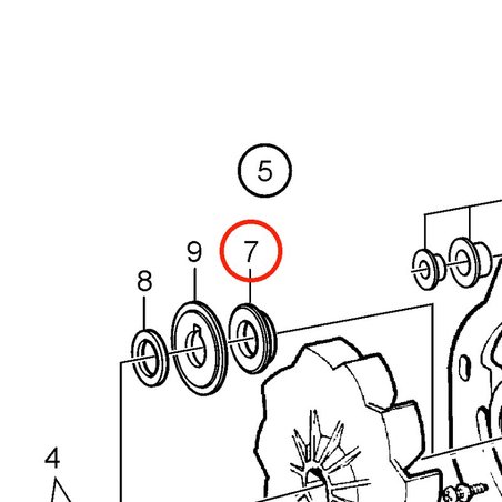 Distanciador Original Volvo Penta VOP862897 | MD2030
