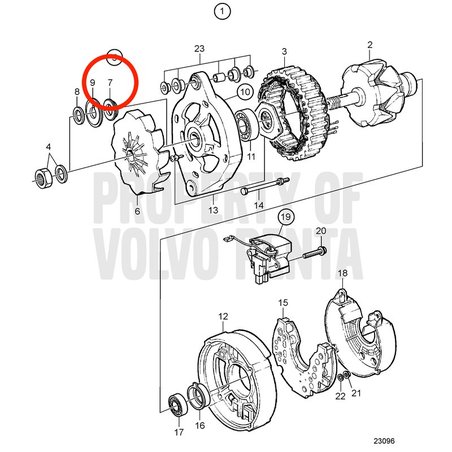 Distanciador Original Volvo Penta VOP862897 | MD2030