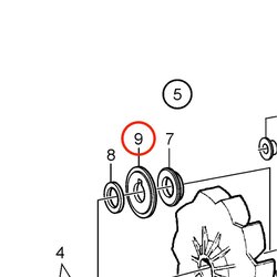 Arandela Original Volvo Penta VOP860283 | MD2030