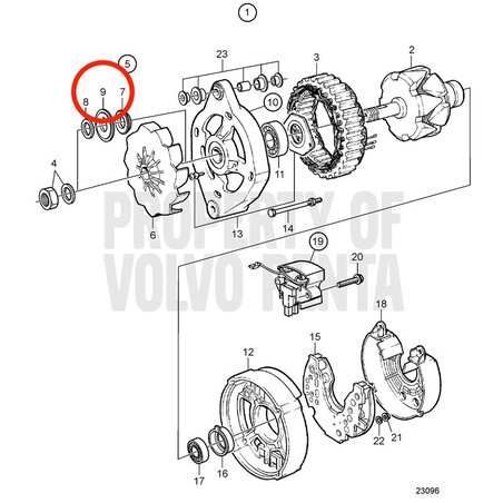 Arruela Volvo Penta Genuína VOP860283 | MD2030