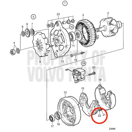 Arruela original Volvo Penta VOP980689 | MD2030
