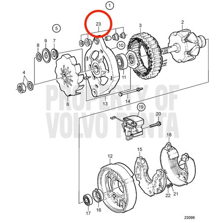 Guía Original Volvo Penta VOP840634 | MD2030