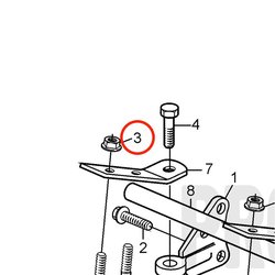 Tuerca Hexagonal Original Volvo Penta VOP955805 | D2-75