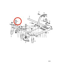Vis hexagonale d'origine Volvo Penta VOP983842 | D2-75