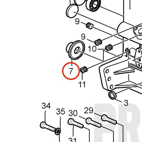 Joint d'origine Volvo Penta VOP3583700 | D2-75