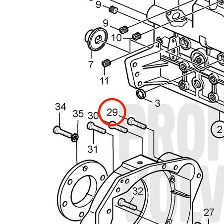 Tornillo Original Volvo Penta VOP3583726 | D2-75