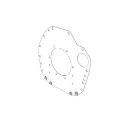 Chapa metálica original Volvo Penta VOP3583724 | D2-75