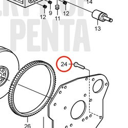 Original Volvo Penta Sechskantschraube VOP861870 | MD2030
