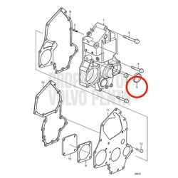 Anillo de Estanqueidad Original Volvo Penta VOP3580586 | D2-75