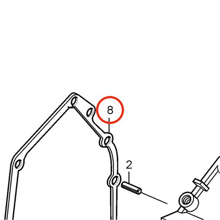 Joint d'origine Volvo Penta VOP3583710 | D2-75
