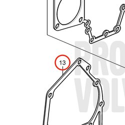 Junta original Volvo Penta VOP3583707 | D2-75