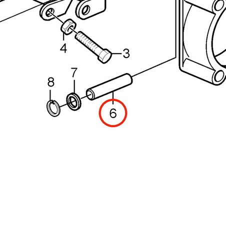 Essieu Volvo Penta d'origine VOP3583759 | D2-75
