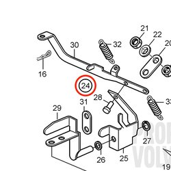 Palanca Original Volvo Penta VOP3583736 | D2-75